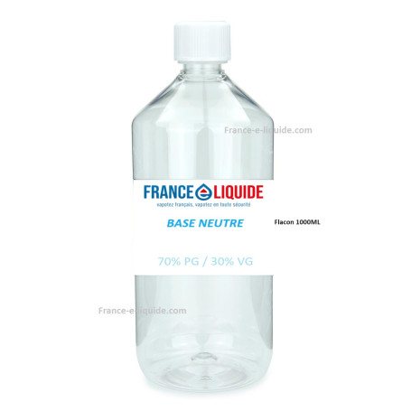 Bases 1litre 70% PG / 30% VG