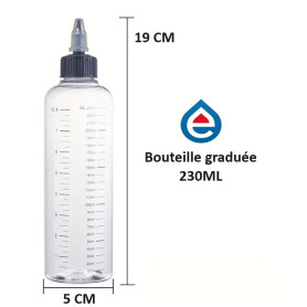 Bouteille Graduée Twist 230ML