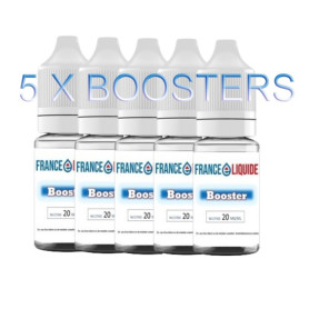 Booster de nicotine 50/50 pack de 5