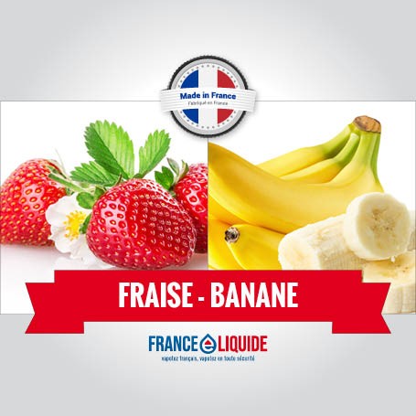 e-liquide saveur Fraise-Banane 10mL