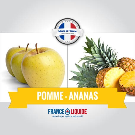 e-liquide saveur Pomme Ananas 10mL