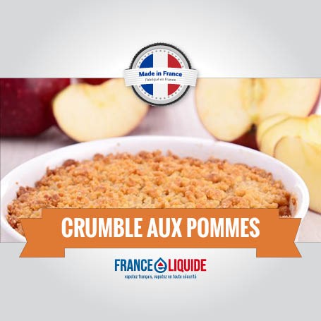 e-liquide goût crumble pommes