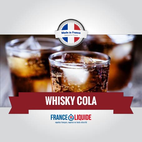 E-liquide français goût Whisky coca cola