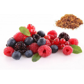 e-liquide tabac au fruits rouge