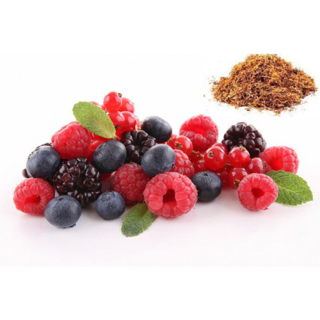 e-liquide tabac au fruits rouge